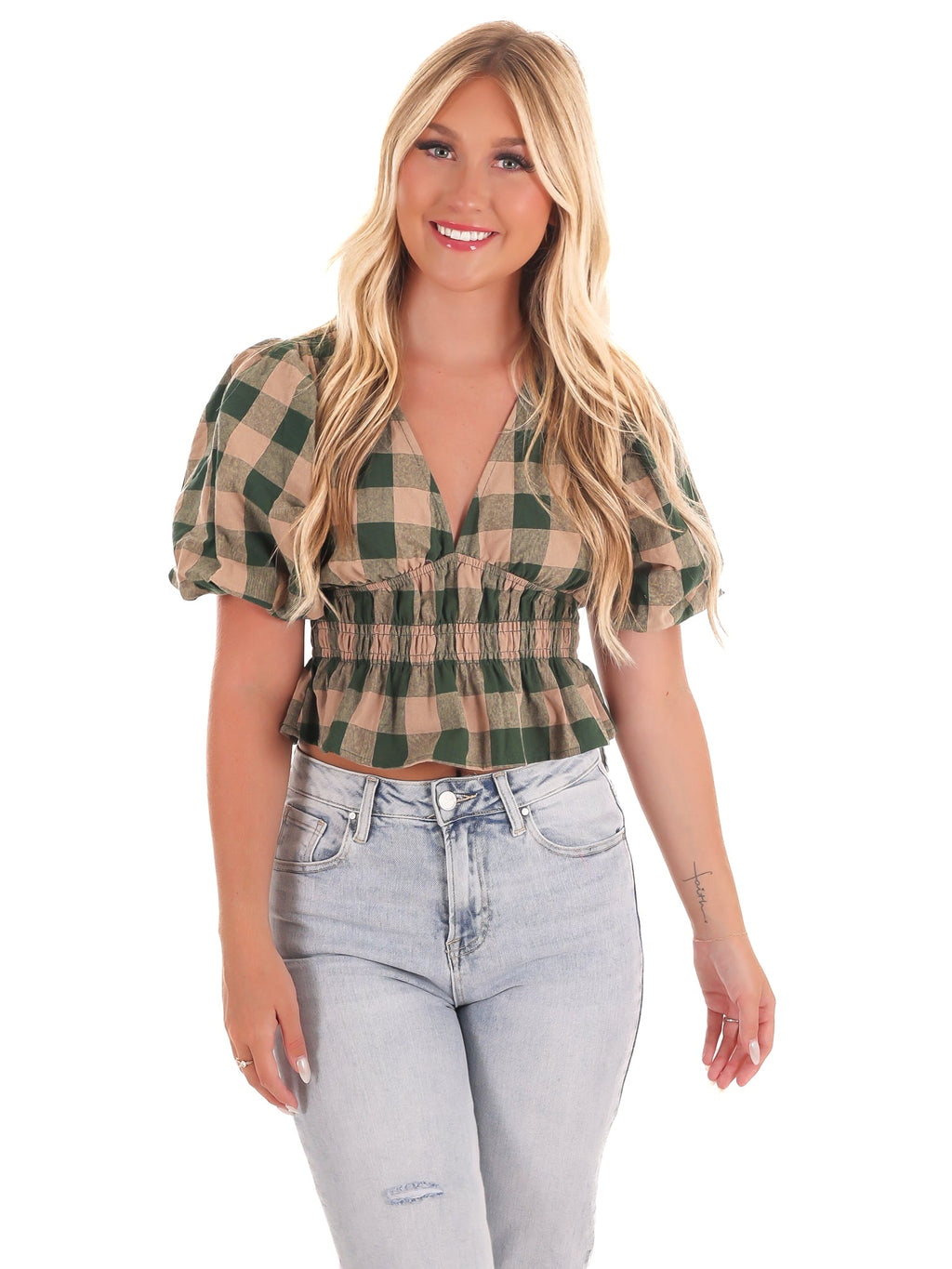 Harvest Hues V-Neck Top