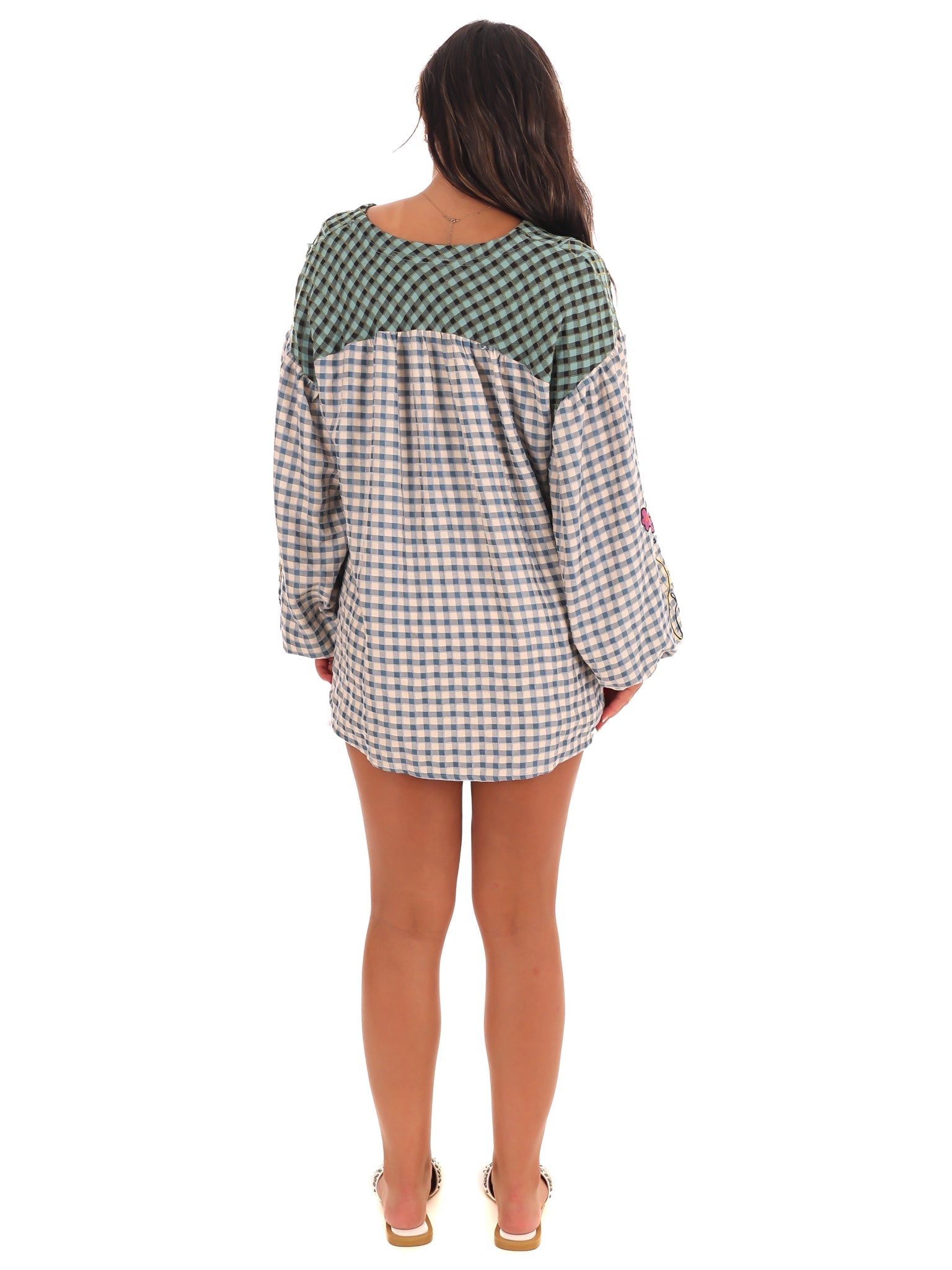 Autumn Glow Plaid Top