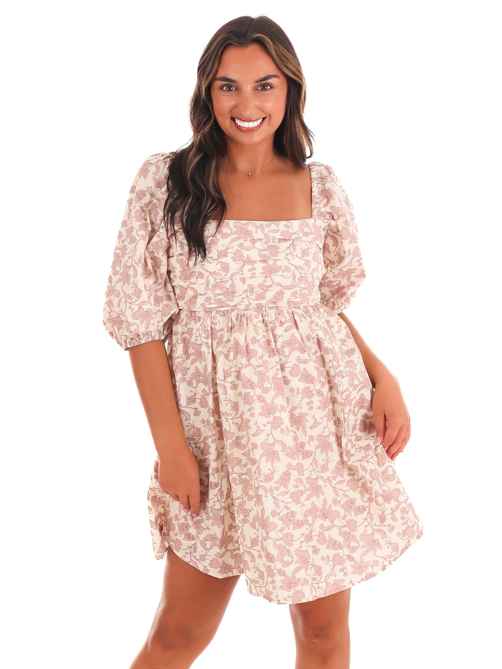 Petal Perfection Floral Mini Dress