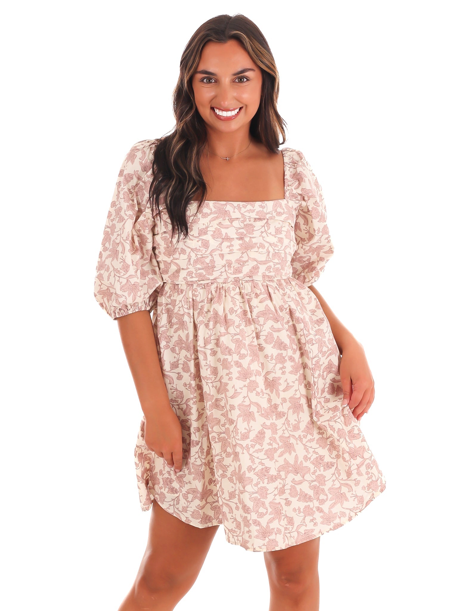 Petal Perfection Floral Mini Dress