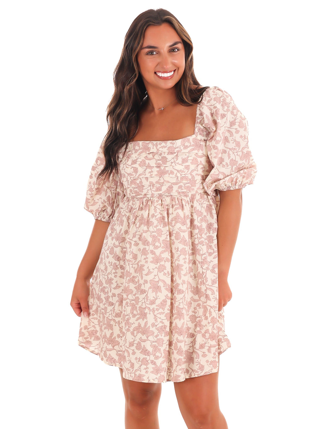 Petal Perfection Floral Mini Dress