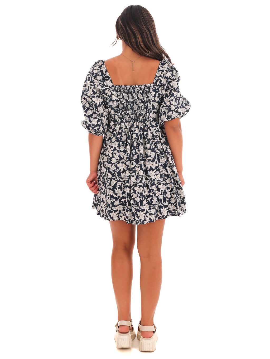 Petal Perfection Floral Mini Dress