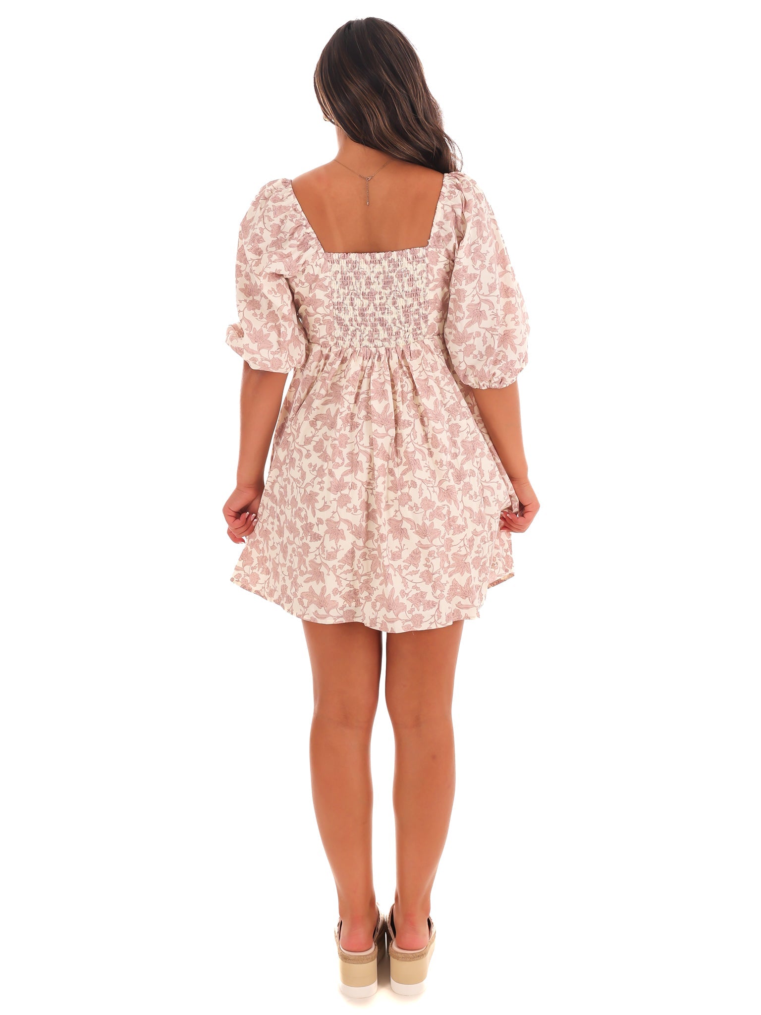 Petal Perfection Floral Mini Dress